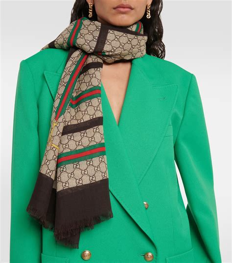 gucci long scarf|gucci scarf women sale.